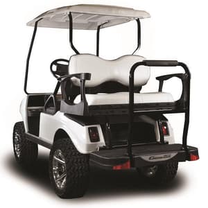Club Car DS MadJax&reg; Genesis 300 Rear Seat with Deluxe White Seat Cushions (Years 2000-Up)