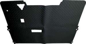 1994.5-01.5 EZGO Medalist-TXT - Black Rubber Diamond Plate Floor Mat