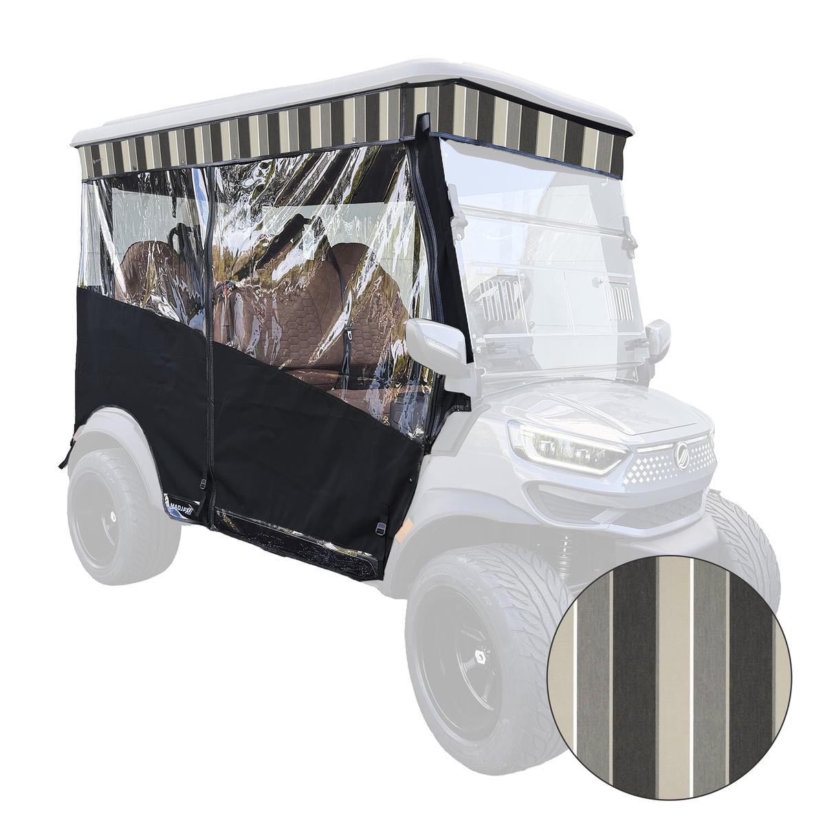 RedDot Black/Clinton Granite Single Track Enclosure for MadJax&reg; Ascent with 4-Forward Facing Seats