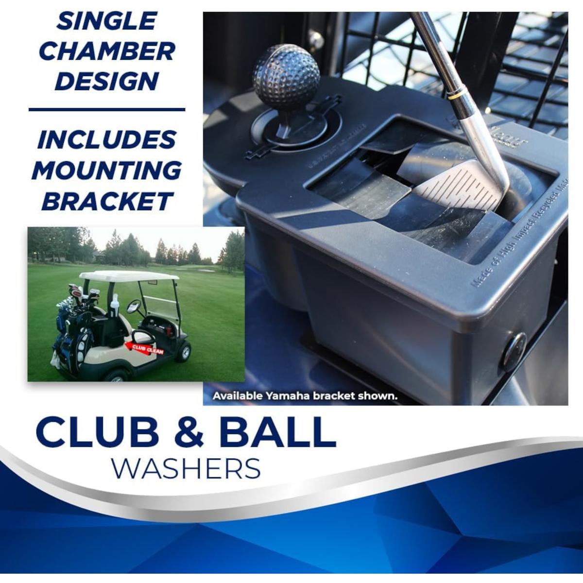 Black Club Clean Club & Ball Washer (Universal Fit)