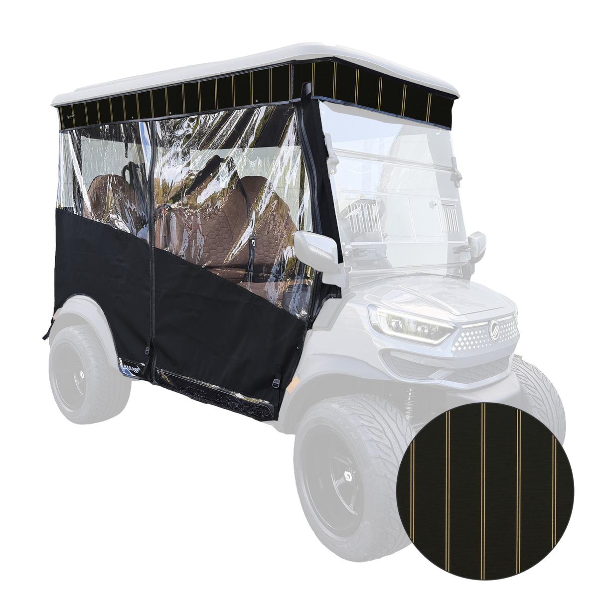 RedDot Black/Cooper Black Single Track Enclosure for MadJax&reg; Ascent with 4-Forward Facing Seats