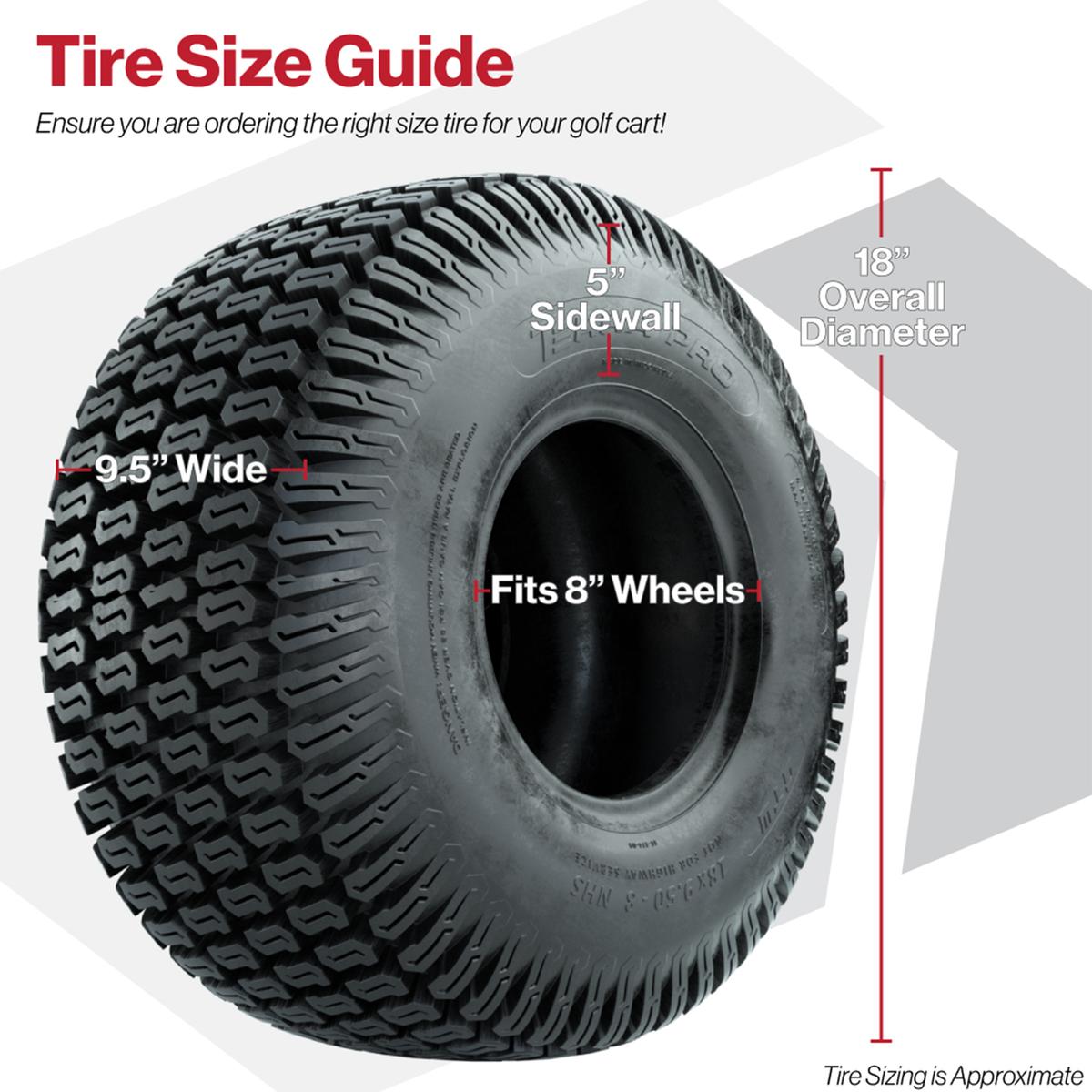 18x9.50-8 GTW&reg; Terra Pro S-Tread Traction Tire