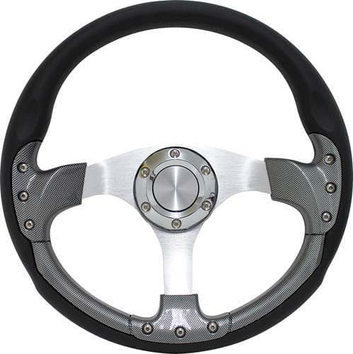 EZGO Pursuit 14 Carbon Fiber Steering Wheel Kit"