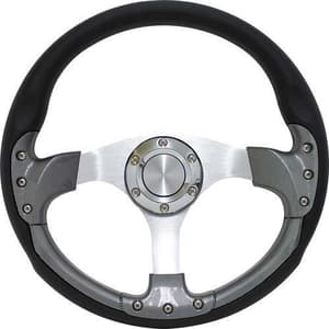 EZGO Pursuit 14 Carbon Fiber Steering Wheel Kit"