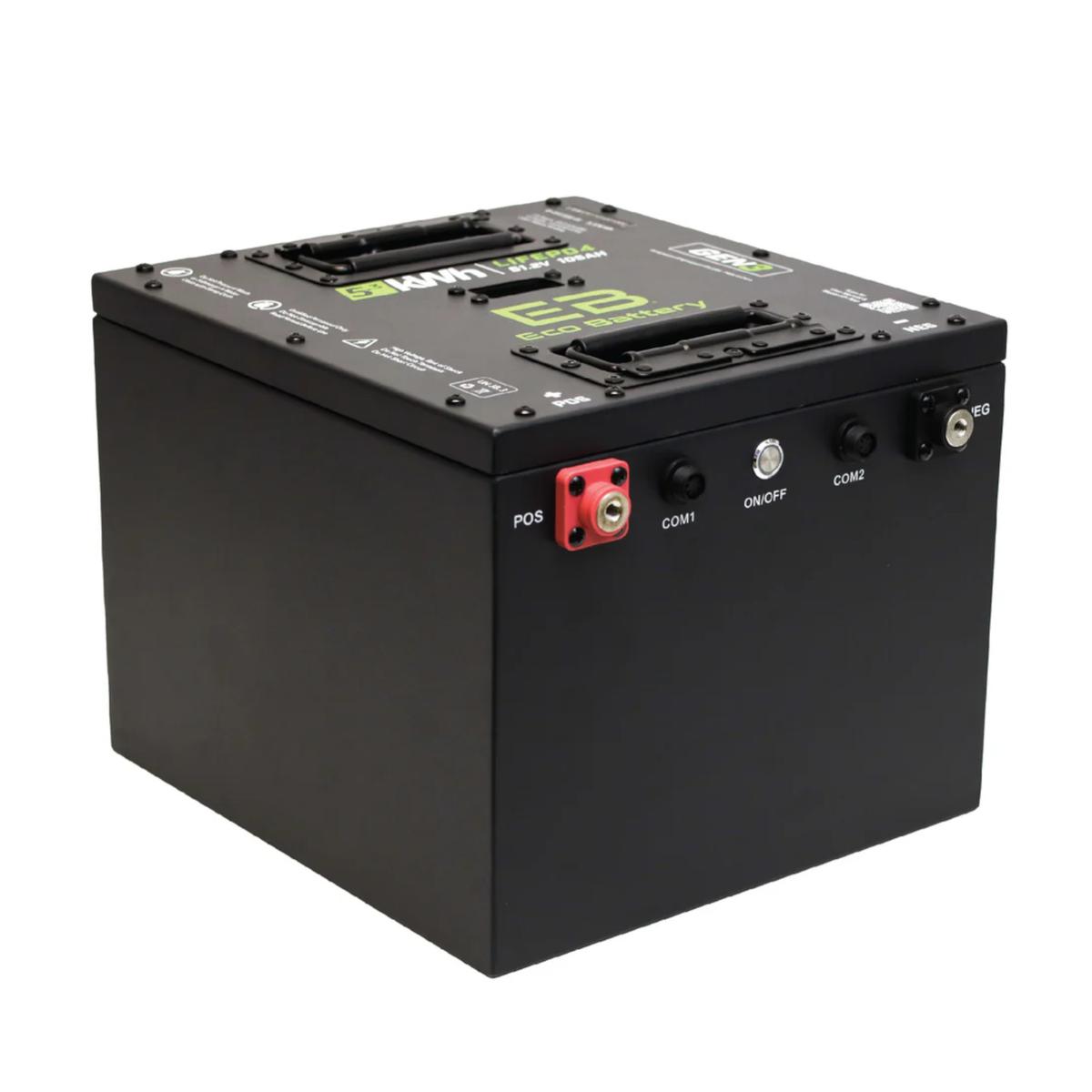Eco Battery 51V 105Ah GEN3 “Thru Hole” LifePo4 Lithium Battery Only