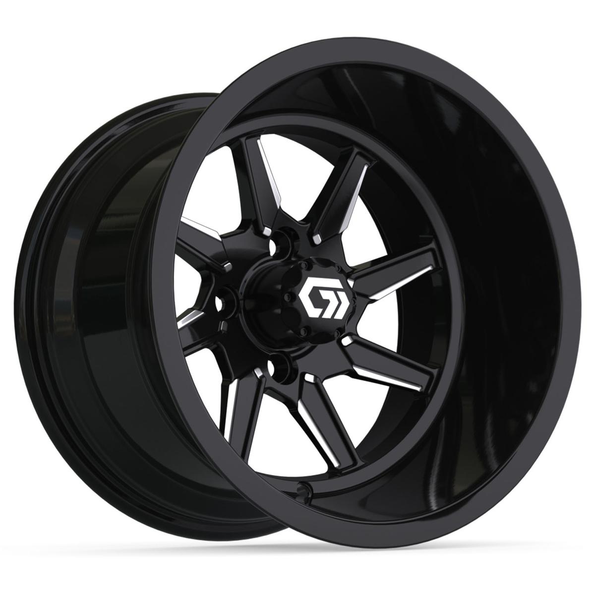 14&Prime; GTW&reg; Reaper Black/Machined Ultra-Wide Wheel
