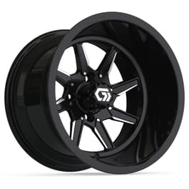 14&Prime; GTW&reg; Reaper Black/Machined Ultra-Wide Wheel