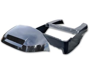 MadJax&reg; Black OEM Club Car Precedent Rear Body and Front Cowl (Years 2004-Up)