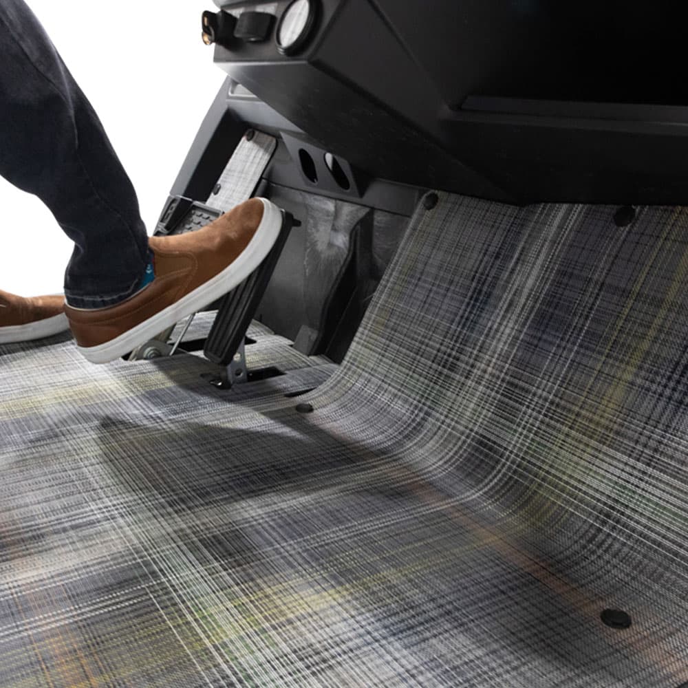 Chilewich&reg; Premium Club Car Gray Plaid Floor Mat