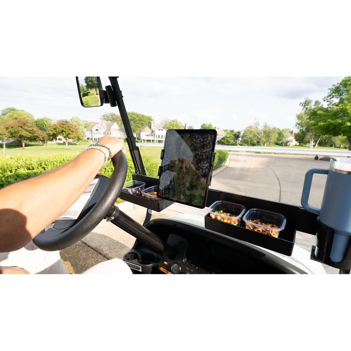 CADDYBAR&#8482; with Two Trays and one Oversized Cup Holder Bundle