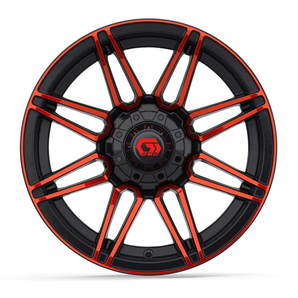 14&Prime; GTW&reg; Stealth Gloss Black with Red Face Wheel