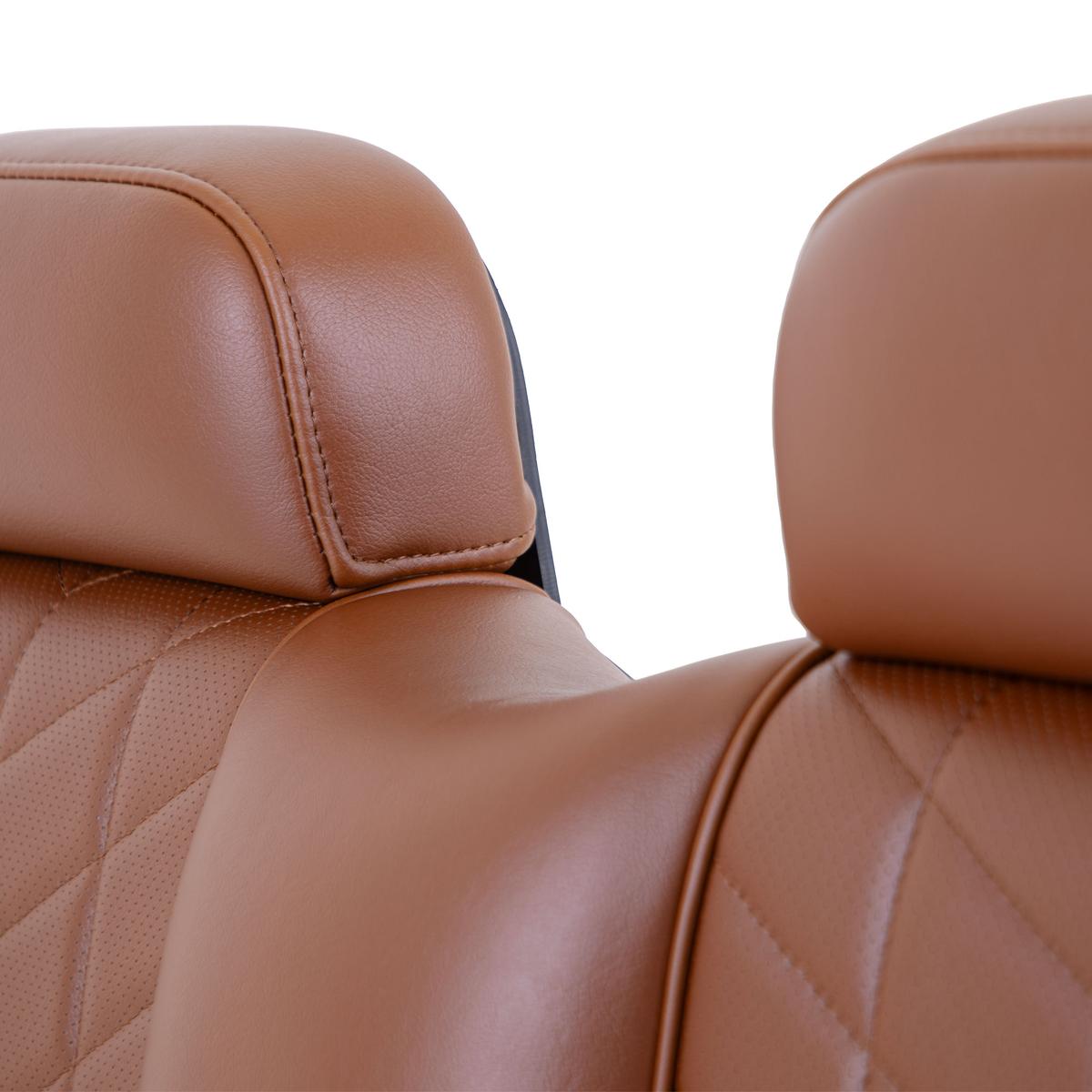 MadJax Aviator EZGO TXT/RXV & MadJax XSeries Coffee Front Seat Cushions with Thermaflex