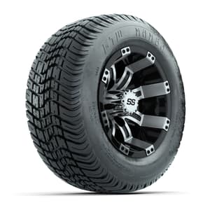 Set of (4) 10 in GTW Tempest Wheels with 205/50-10 Mamba Street Tires