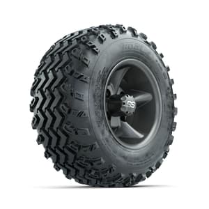 GTW Godfather Matte Grey 10 in Wheels with 20x10.00-10 Rogue All Terrain Tires – Full Set