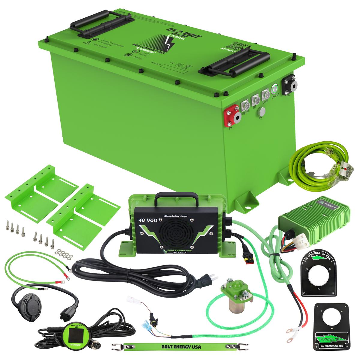 Bolt Energy Evoluiton D5 Ranger, Maverick 4P 51V 105AH Thin Professional Battery Kit