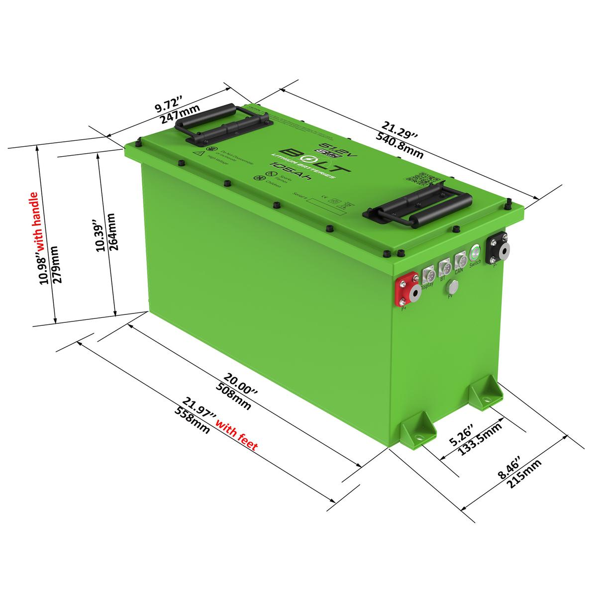 Bolt Energy MadJax Ascent 51V 105AH Thin Battery Bundles