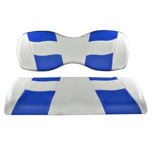MadJax&reg; Riptide White/Blue Two-Tone Genesis 150 Rear Seat Covers
