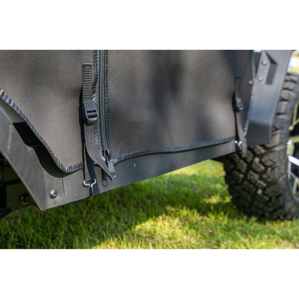 RedDot Denago Nomad XL 2+2 Black 3-Sided Track Style Enclosure & Valance
