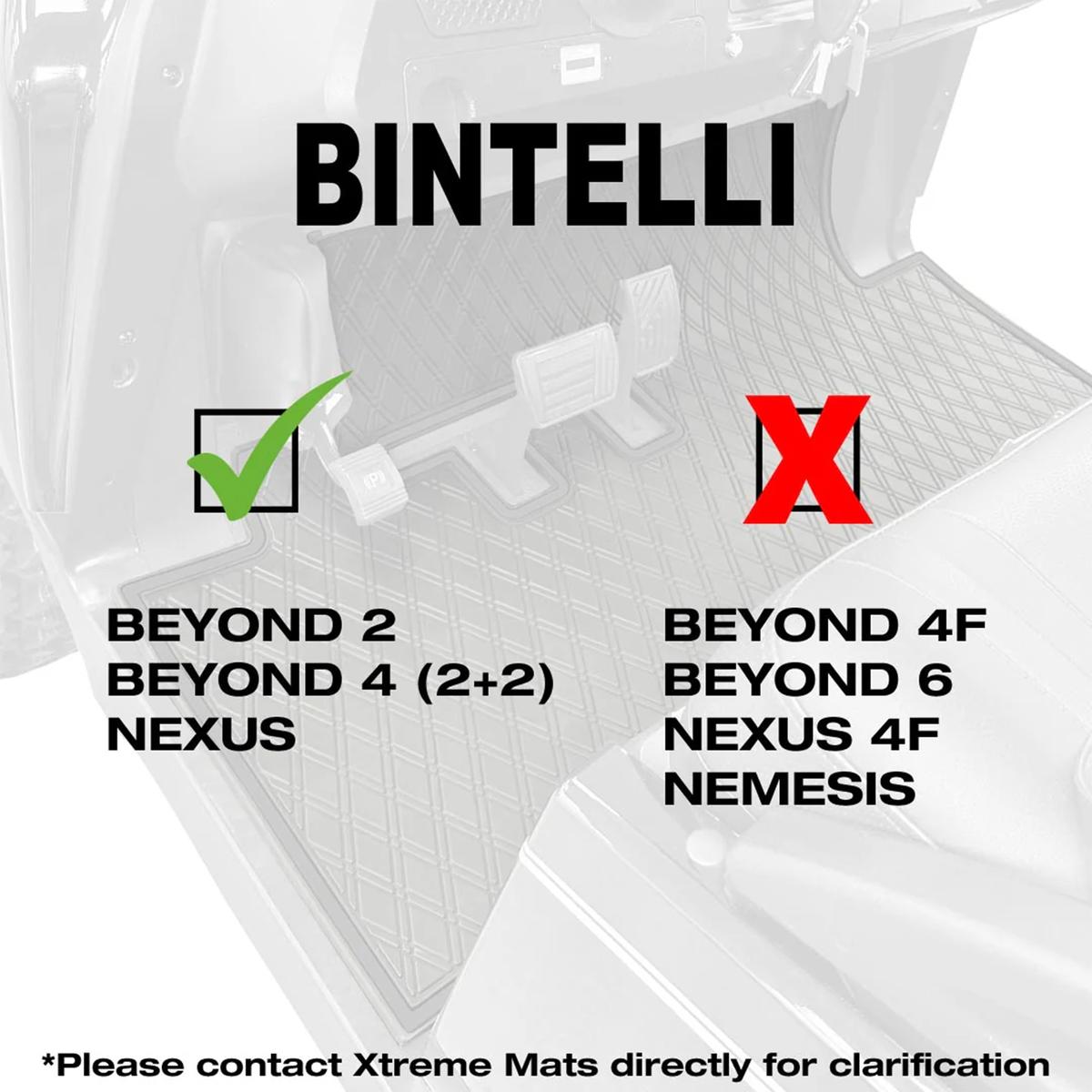 Xtreme Floor Mats for Bintelli Beyond - All Black
