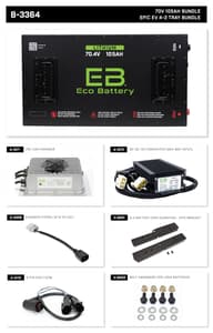 Epic Carts 4-2 Configuration Eco Lithium 70V 105Ah Battery Bundle