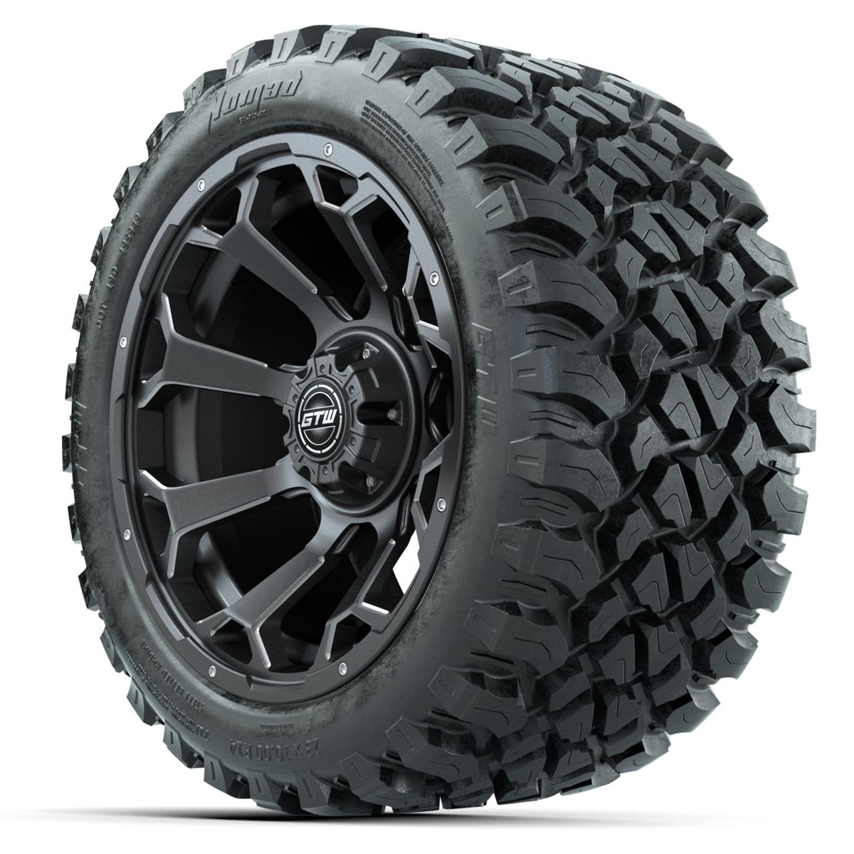 Set of (4) 14 in GTW Raven Wheels with 23x10-14 GTW Nomad All-Terrain Tires