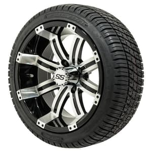 GTW Tempest Wheels with Fusion Street Tires - 14x7 Inch