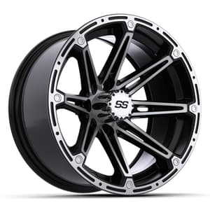 14&Prime; GTW&reg; Element Black with Machined Accents Wheel