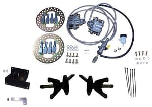 Jake's&#8482; Club Car DS Front Disc Brake Kit for Long Travel Lift Kits (Years 1981-2004.5)