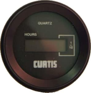 Curtis 12v-48v Round Hour Meter