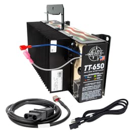 Lester TT-650W Battery Charger with DC 2-Pin Cord for Yamaha G19 & G22