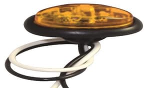 Mini Oval LED Light - Amber