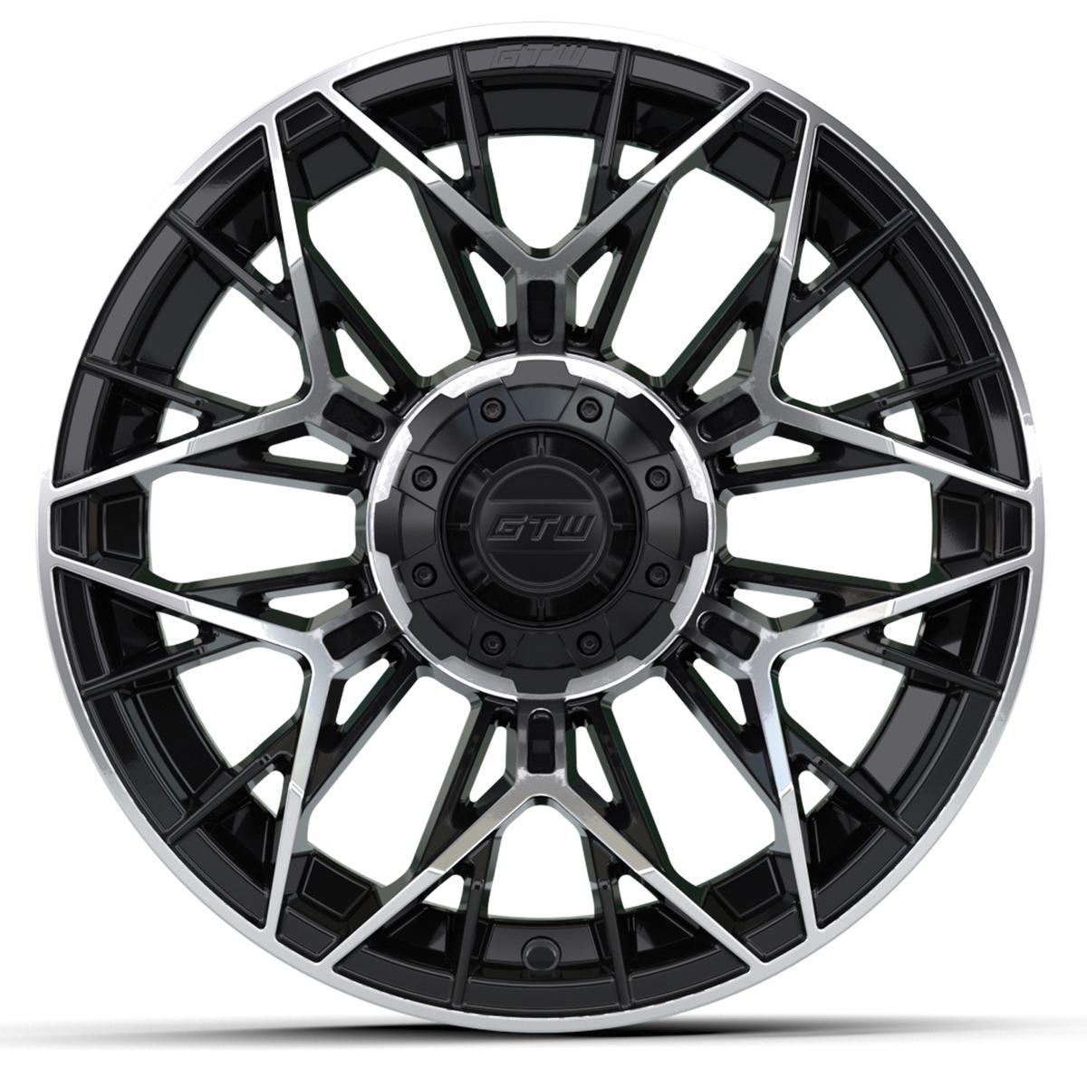 14&Prime; GTW&reg; Stellar Black with Machined Accents Wheel