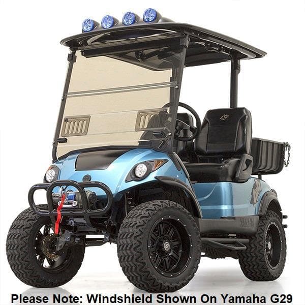 2008-Up EZGO RXV - Tinted Fold Down Windshield with Vents