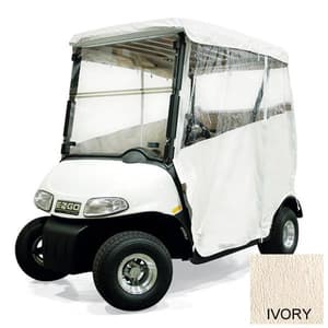 Ivory 3-Sided Over-The-Top 2-Passenger Vinyl Enclosure for Yamaha G29/Drive