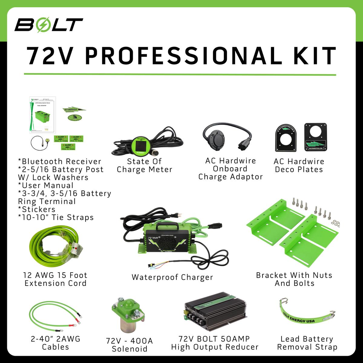 Bolt Energy 74V Professional Accessory Kit