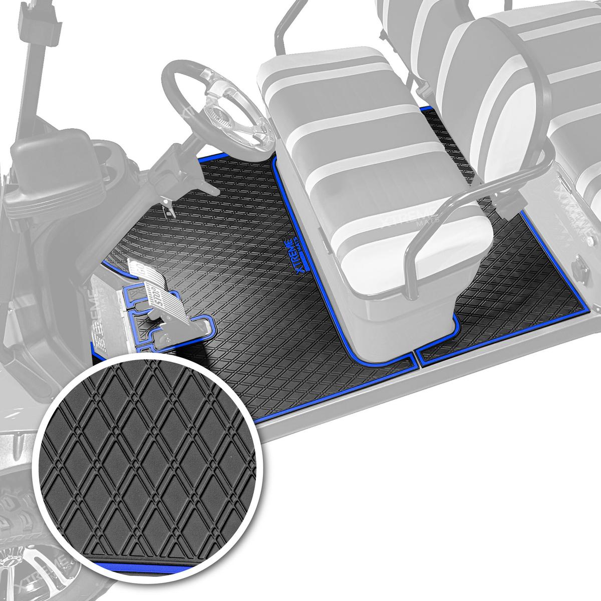 Xtreme Floor Mats for ICON I40, i60 - Black/Blue Set