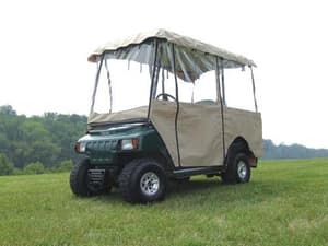 Beige 4-sided 4-Passenger Enclosure - 80&Prime; Tops (Universal Fit)