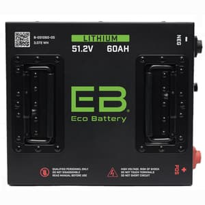 Eco Battery 51V 60Ah "Cube" LifePo4 Lithium Battery Only