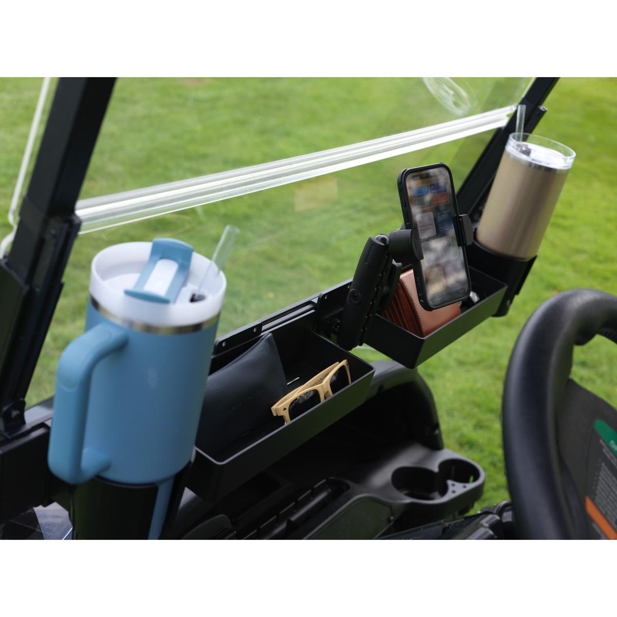 CADDYBAR™ + 2x Trays + Mobile Device Holder - Nivel Parts