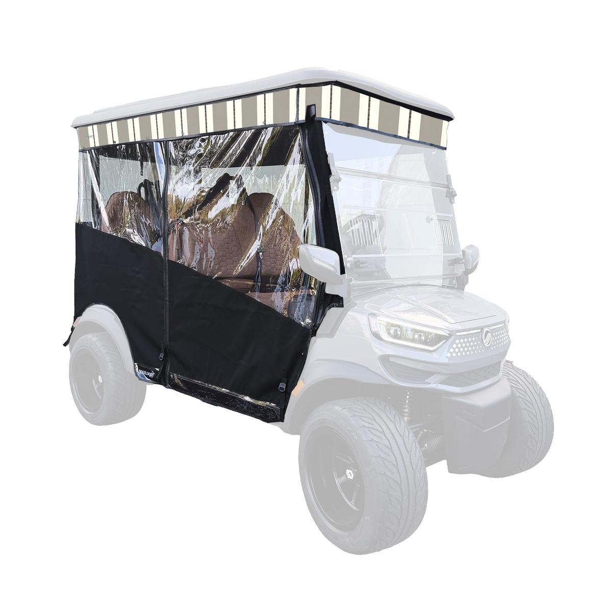 RedDot Black/Equate Cashmere Single Track Enclosure for MadJax&reg; Ascent with 4-Forward Facing Seats