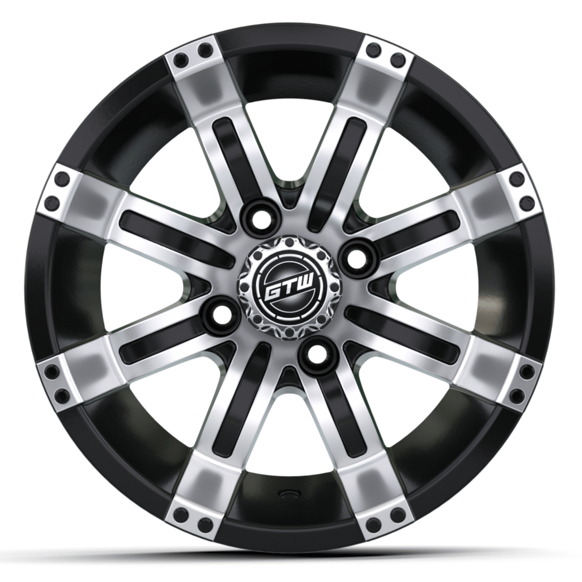 10&Prime; GTW&reg; Tempest Black with Machined Accents Wheel