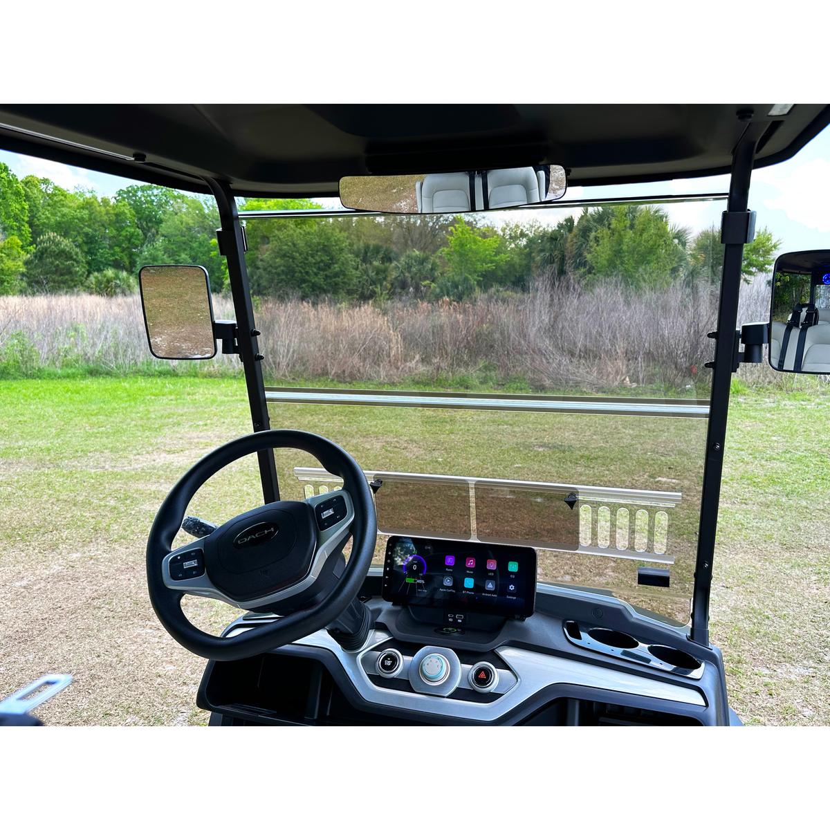 RedDot DACH Apollo Clear Vented Folding Windshield (Years 2025-Up)