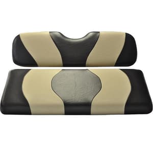 MadJax&reg; Wave Black/Tan Two-Tone Genesis 150 Rear Seat Cushions