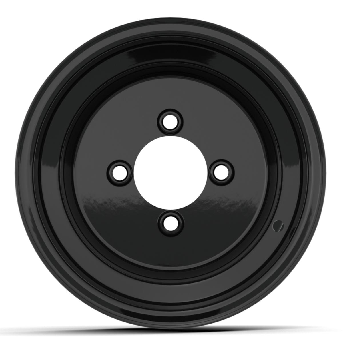 10&Prime; Black Steel Wheel (3:4 Offset)