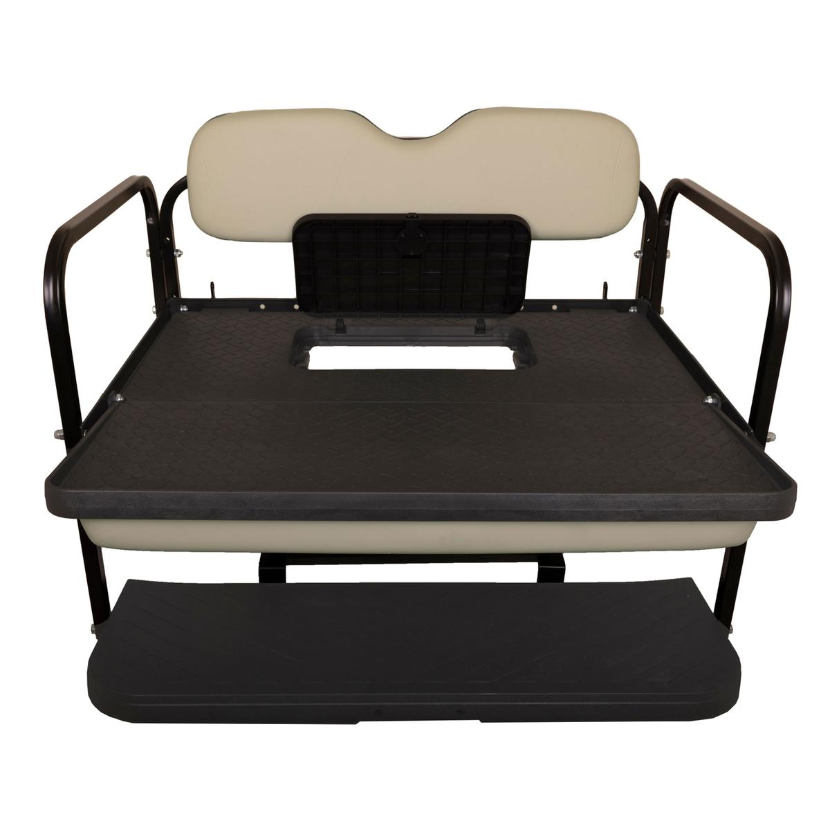 GTW MACH3 Rear Flip Seat Yamaha Drive2 (2017UP) Grey Nivel Parts