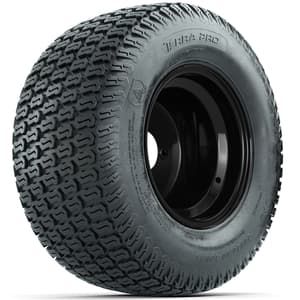 Set of (4) 10 in Matte Black Steel Offset Wheels with 20x10-10 S-Tread Terra Pro Tires