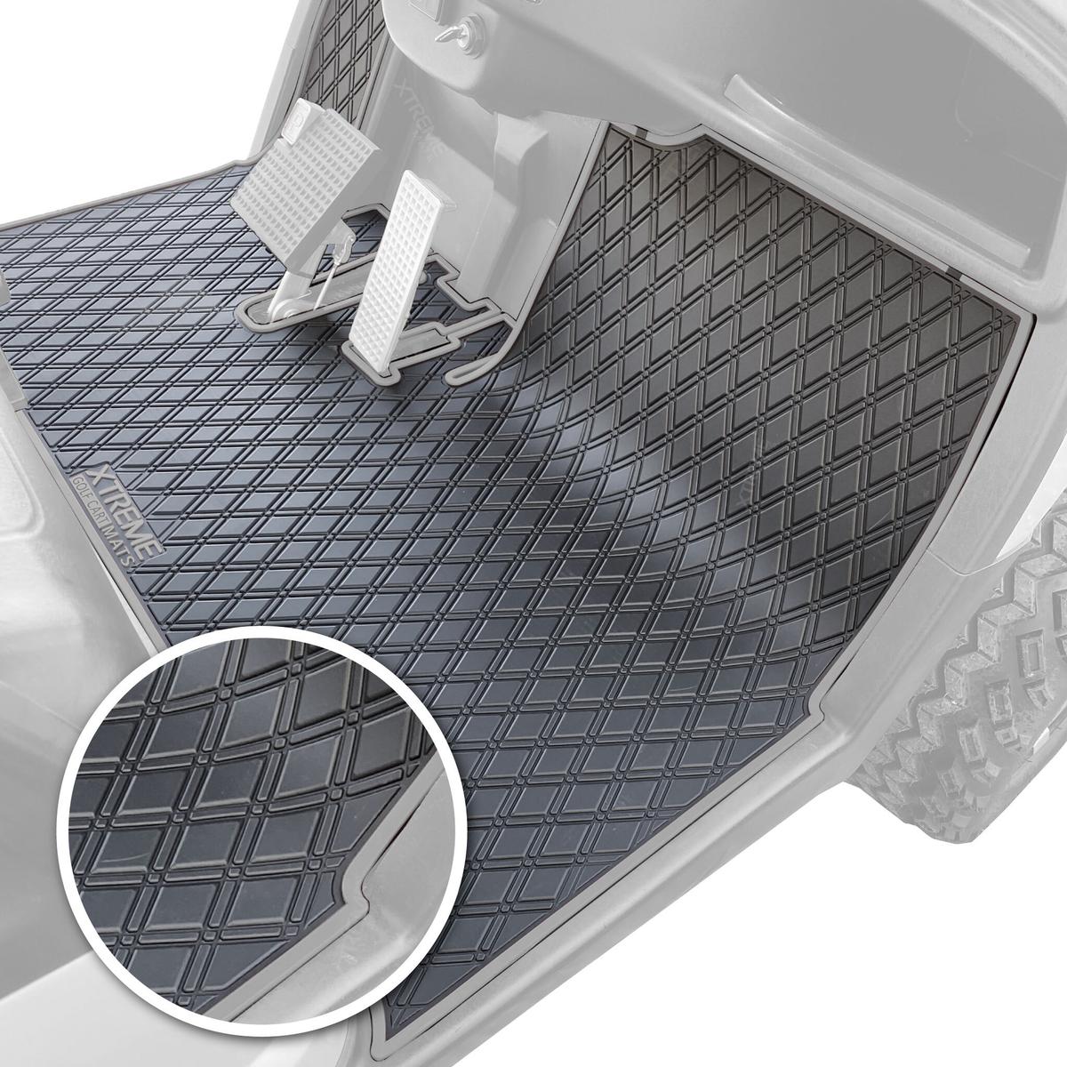 Xtreme Floor Mats for Yamaha Drive - Black/Gray