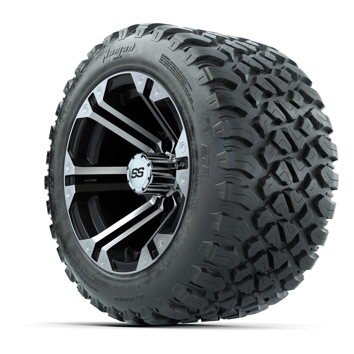 Set of (4) 12 in GTW Specter Wheels with 20x10-R12 GTW Nomad All-Terrain Tires