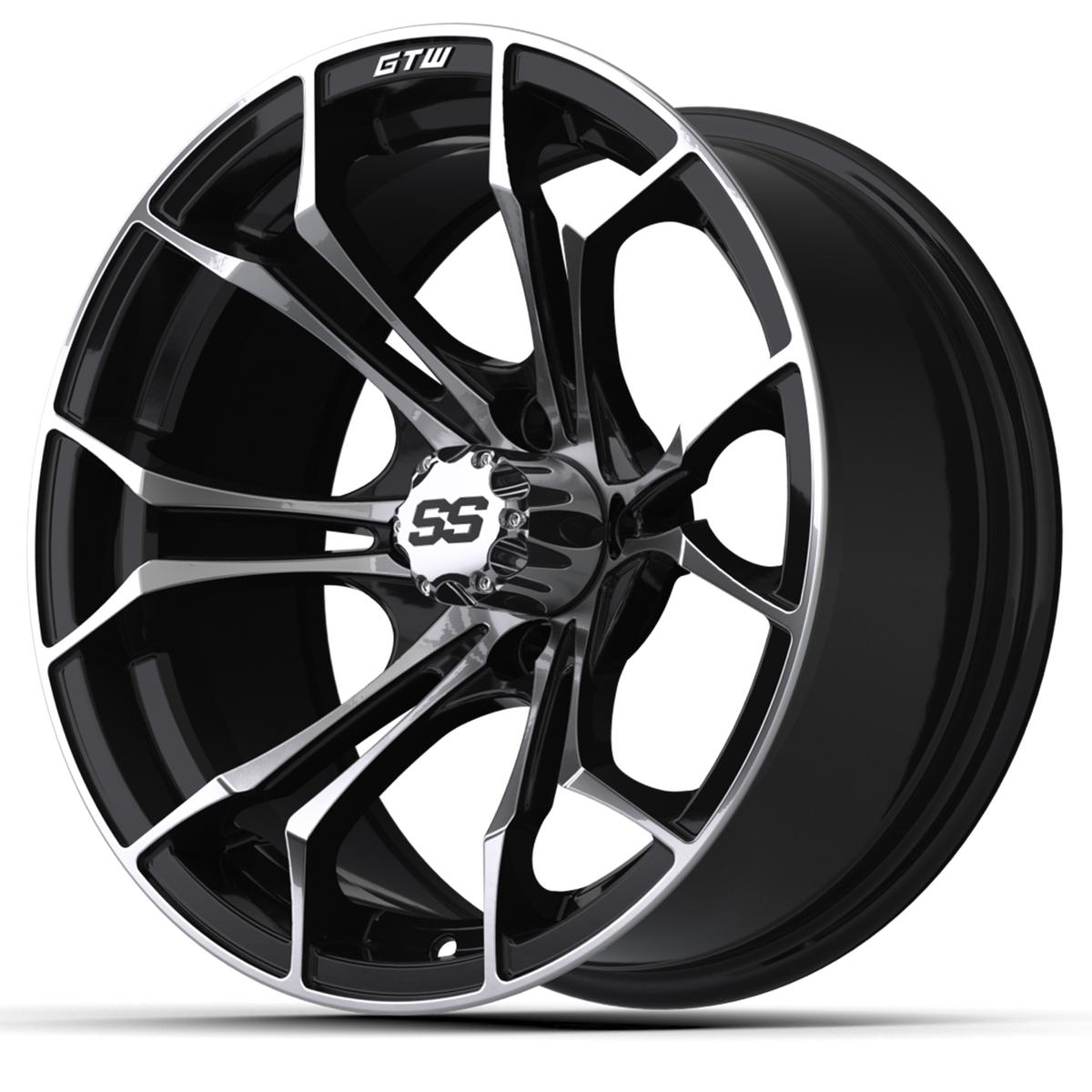 15&Prime; GTW&reg; Spyder Gloss Black Wheel
