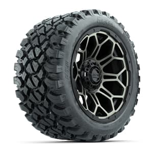 Set of (4) 14 in GTW Bravo Wheels with 23x10-14 GTW Nomad All-Terrain Tires